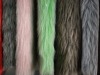 solid long pile artificial fur