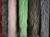 solid long pile artificial fur