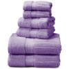 solid satin-border towel set