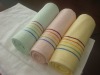 solid terry bath towel with dobby border