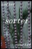 sorter fashional  metal hollow beads curtain