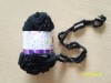 space dyed polyester ball yarn