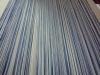 spaghetti string curtain blue