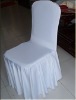 spandex chair cover with skirting white lycra chair cover for weddings