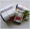 square pattern towel