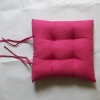 square plain tie seat cushion