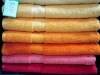 ssolid color cotton terry bath towel