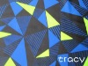 stereo triangle print fabric for men