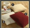 stock of acrylic chenille cushion & throw