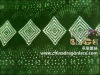 stretch geometric lace fabric