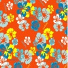 stretch print flower fabric for sportswear