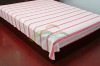 strip print coral fleece fabirc