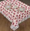 stripe attached tablecloth