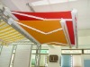 stripe awning waterproof acrylic fabric