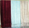 stripe chenille throw