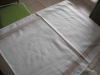 stripe cotton glass cloth/table cloth for hotel