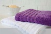 stripe dyed bath towel