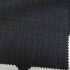 stripe fancy wool polyester fabric