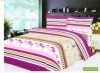 stripe printed 100% cotton  bedding set(AX-XY0047)