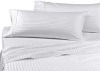striped fitted sheets, hotel beddings, white sheets,flat sheet