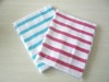 striped kitchen towel