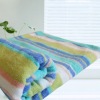 strips towel, cotton towel, jacquard towel