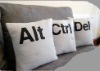 suede cushion,applique cushion, cushion
