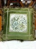 suede embroidery cushion cover