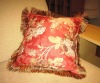 suede fabric embroidery back cushion