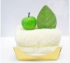 summer's choice mousse cake towel with apple