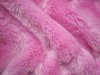 super soft plush/polyester knitted fabric