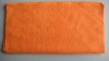 superior absorbent orange microfiber fabric bath towel