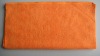 superior absorbent orange microfiber fabric bath towel