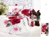 sweety rose reactive printing luxury cotton bedding set feel like in a gardern