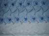 swiss voile lace L90295-White+Sky blue+royal blue