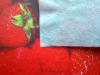 table cloth with flannel backing strawberry design