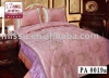 taffeta embroidery bedding set,satin set,embroidery quilt