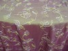 taffeta embroidery pin tuck Table cloth