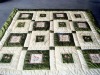taffeta patchwork bedding /quilt