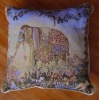 tapestry jacquard cushion cover chair cushion animal cushion ,home textile,elephant design cushion cover