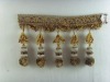 tassel beaded fringe for  beaded curtain  and sofa