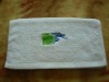 terry cotton face towel with embroidery