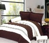 the Latest 5pcs patchwork Velvet Comforter Set