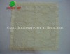the ecru taffeta table cloth with the embroidery of strings for decoration