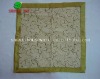 the leaf embroidery organza table cloth for decoration