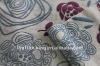 the newest design/100%polyester multicolor flock fabric