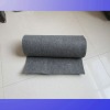 thick grey wool felt