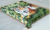 tiger 100% polyester blanket