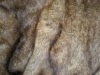 tip-discharging and dyeing artificial fur