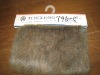 tip-dyed high pile fake fur